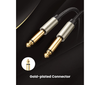 UGREEN 6.5mm to 6.5mm Jack Cable. Aux Adapter for Stereo Audio. Digital Instrument Cable. Supports Guitar, Mixer, Microphone, Recorder & Amplifier. 1m