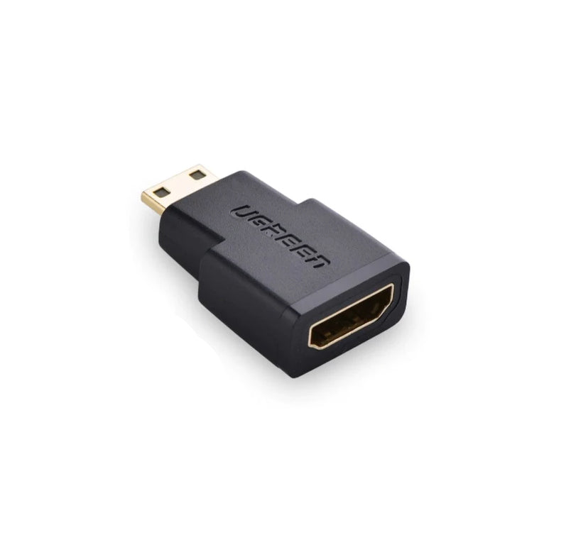 UGREEN Mini HDMI to HDMI adapter cable, supports 1080p and 4K with 3D and Ethernet channel.