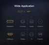 Ugreen 4k DisplayPort DP to HDMI adapter cable. 4K. 300Mhz,3Gpbs audio and video transmission. Black, 25cm.