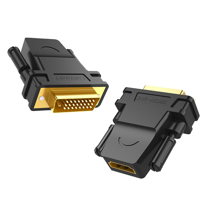 CABLE ADAPTADOR DE DVI 24+1 MACHO A HDMI HEMBRA BIDIRECCIONAL UGREEN –  Compukaed