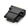 Ugreen DVI male to HDMI female adapter. Bi-Directional Data Transfer. HDMI, DVI-I, DVI-D, 24+1.