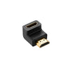 Ugreen High Speed HDMI Male to Female L Shaped Coupler Adapter (DOWN) for hard to access HDMI ports