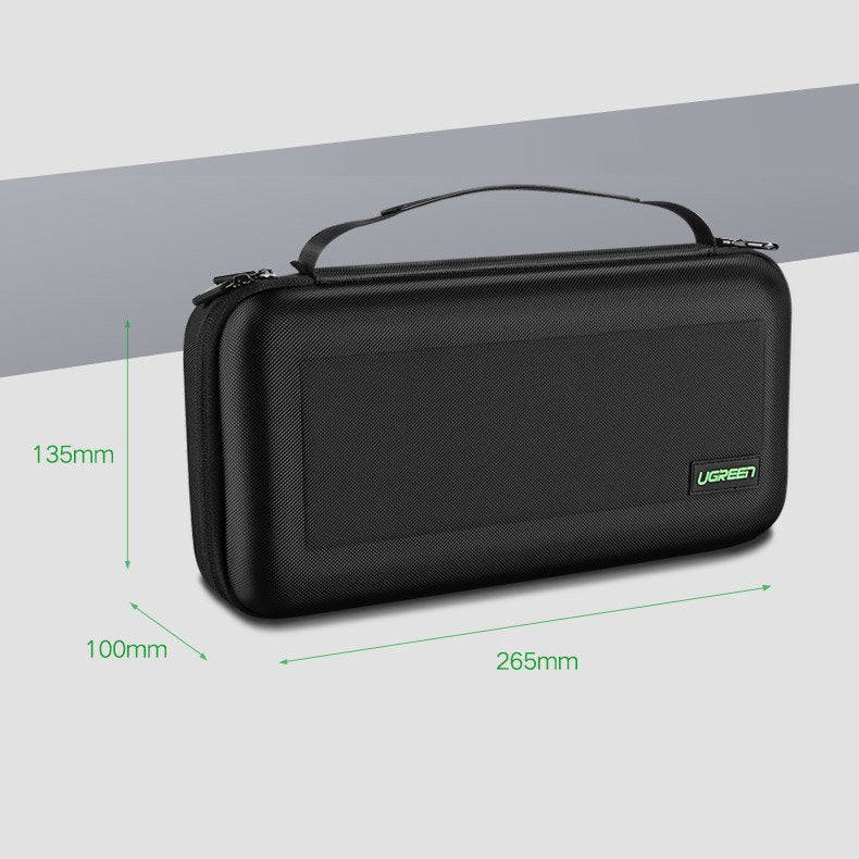 Ugreen Hard Shell Case for Nintendo Switch & Switch 2/OLED/Lite – Shockproof Zip Case, Holds 10 Games, Accessories