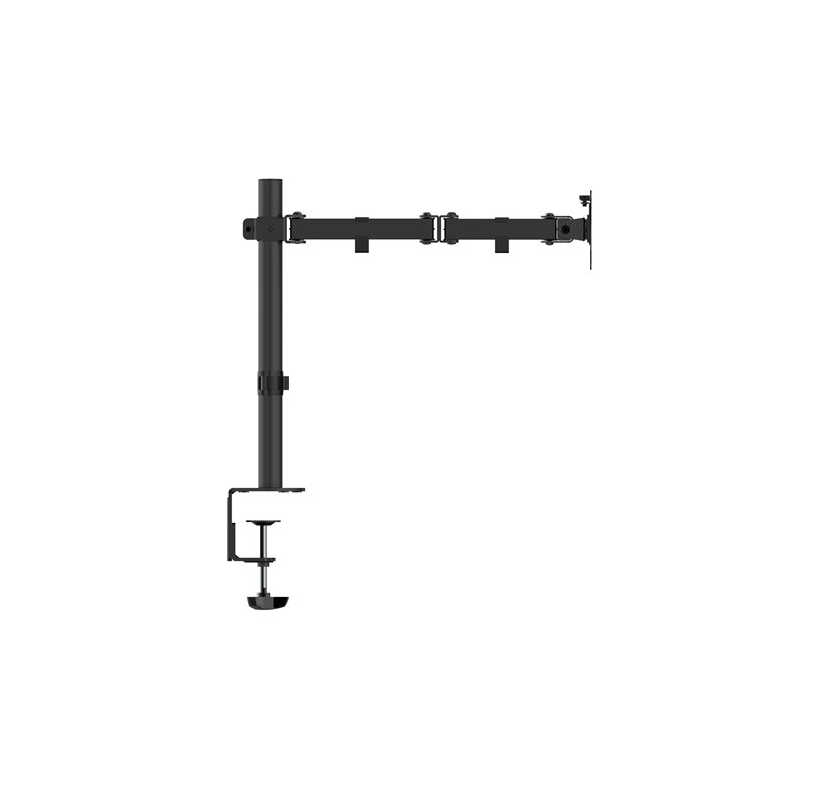 VISION Monitor Desk Post. Fits display 13-32" with VESA sizes 75 x 75 or 100 x 100. Black