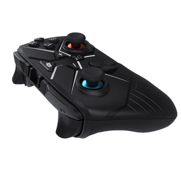 Wireless Gamepad. Designed for Nintendo Switch. Dual Vibration, Adjustable Angles, Durable ABS. Bluetooth. Also works on, PC, IOS, Android. USB-C