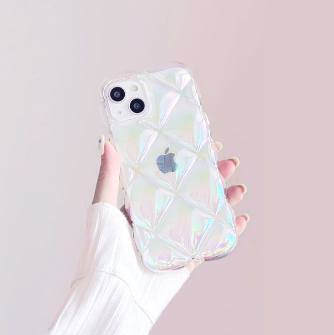 iPhone 13 & iPhone 14 Case. puffer cushion. Armor, anti-shock clear case