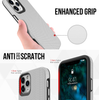iPhone 13 & iPhone 14 Case. anti drop anti slip shockproof rugged dotted Rose gold