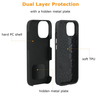 iPhone 14 PRO phone case anti drop anti slip shockproof dotted black