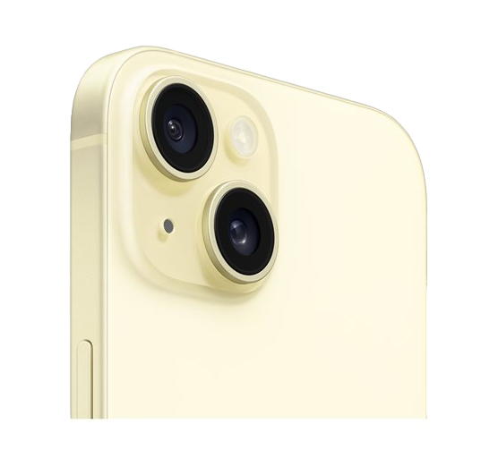 iPhone 15, 5G, 256 GB, Dual Sim, Sim-Free, yellow