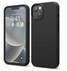 iPhone 15 phone case Soft Flexible Rubber Protective Cover black liquid silicone