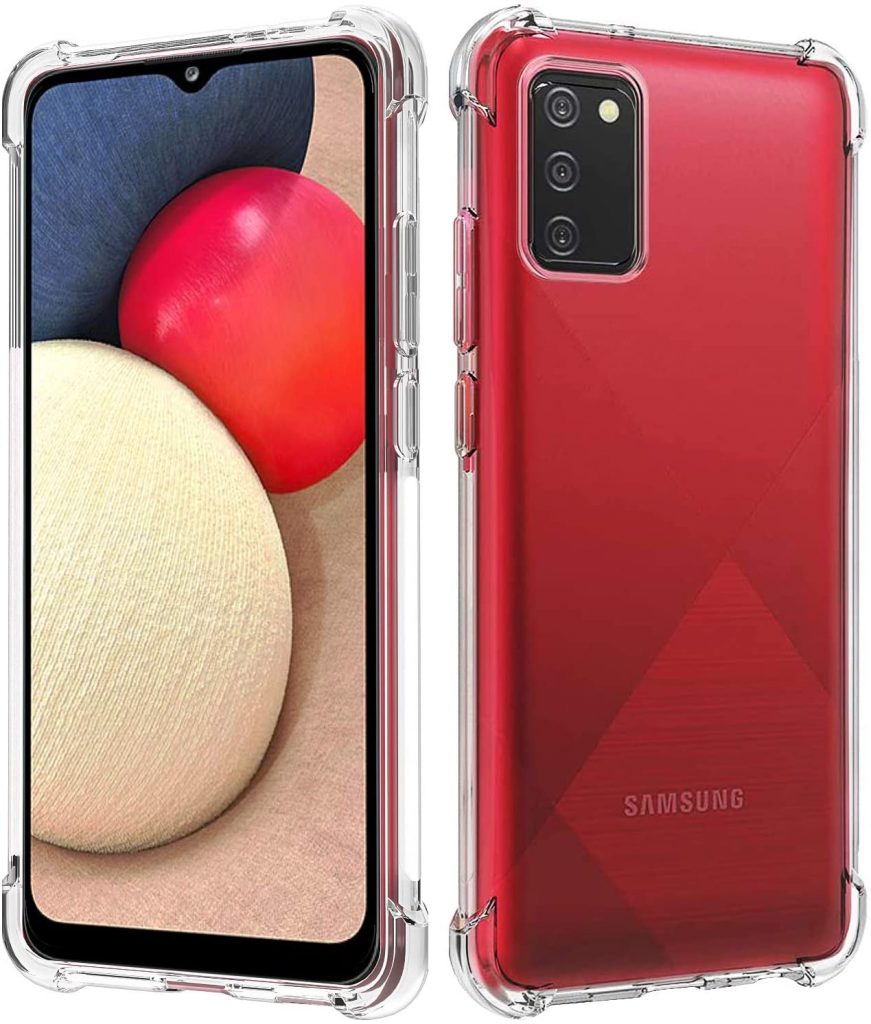 A02s Samsung Phone case Air cushion clear armor anti-shock cover