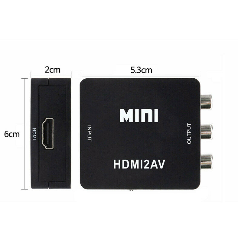 HDMI to RCA AV Converter adapter