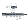 7 in 1 USB C hub to 1 HDMI 4K / 1 Ethernet Lan / 1 USB3 / 1 USB2 / 1 USB C PD charging port  / TF SD memory card reader  Docking station