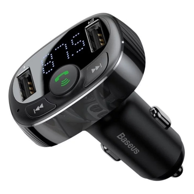 Baseus Wireless Bluetooth FM Transmitter MP3 Player USB thumb drive Ca –