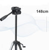 Camera Phone Tripod Portable Foldable, Fully Flexible Mount Tripod, Stand with 3D Head & Quick Release Plate 1.5 M