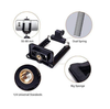 Tripod Portable Camera phone Foldable with Mobile Clip Holder Bracket, Fully Flexible Mount Tripod, Stand with 3D Head & Quick Release Plate