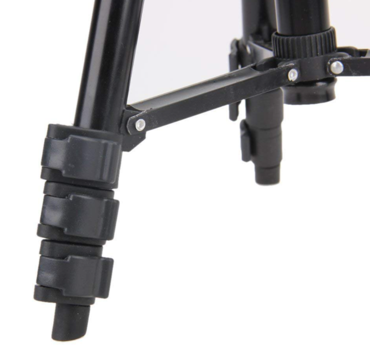 Tripod Portable Camera phone Foldable with Mobile Clip Holder Bracket, Fully Flexible Mount Tripod, Stand with 3D Head & Quick Release Plate