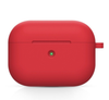 Case for AirPods 3 silicone cover with Keychain, Protective red
