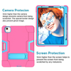 Case for iPad Air 4-2020/21/22 10.9 inch iPad Pro 2018/20/21/22 11 inch Hard Case Survivor shockproof anti drop armor anti-shock with stand Pink