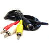 Composite RCA AV Cable Sega Mega Drive 2 compatible TV display cable lead