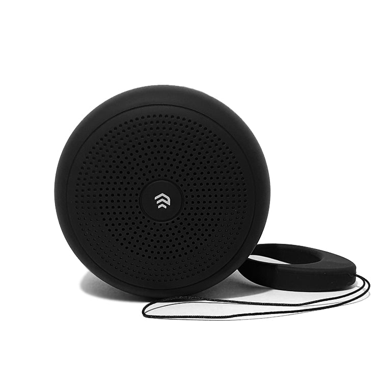 Devia mini bluetooth wireless speaker. Waterproof with lanyard for phones, PC, laptops, iPads and tablets. 5W. 8 hours playtime. Black