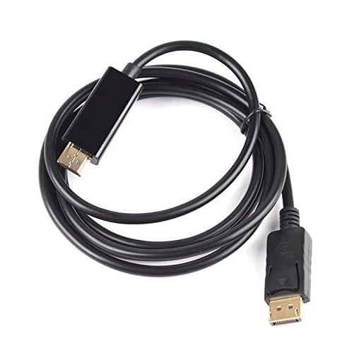 4K DisplayPort DP male to HDMI male cable 1.5m black