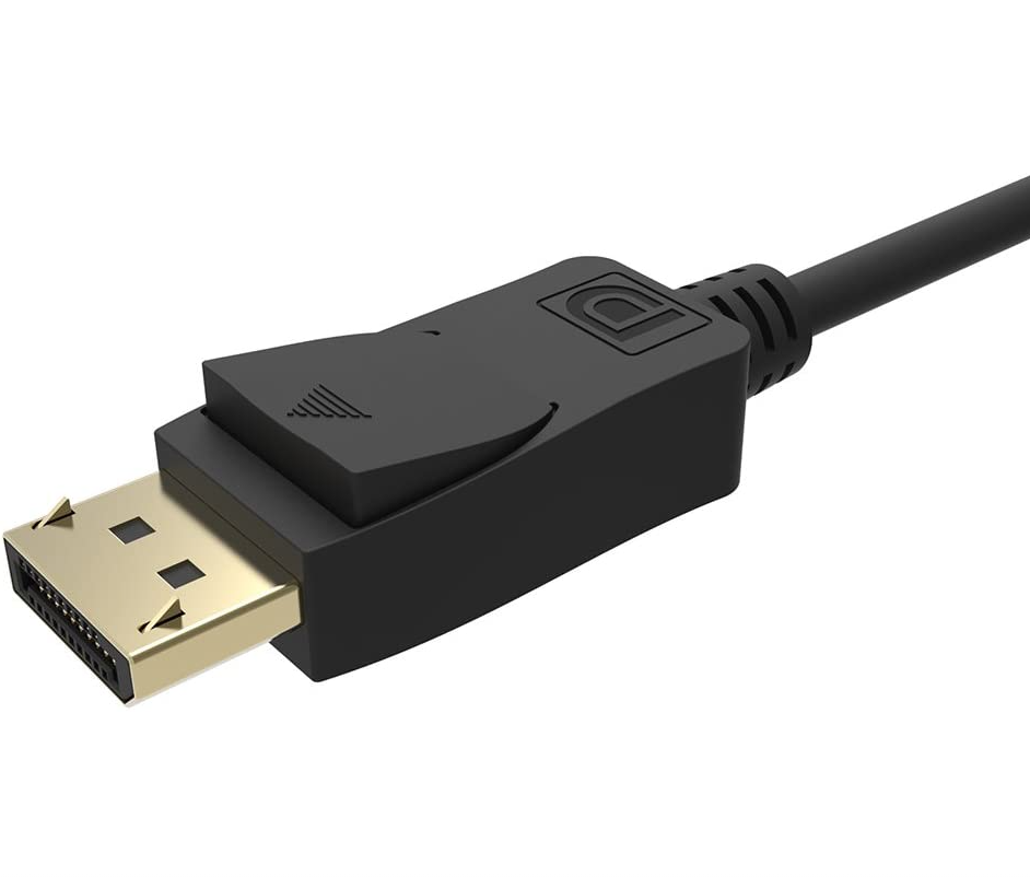 DisplayPort DP male to VGA male cable 1.5m black