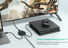 4K HDMI Switch, Gold Plated 3 Port HDMI Switcher Splitter, 3 in 1 out, 4K @30HZ