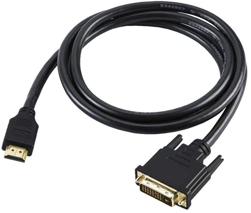 HDMI to DVI-D 24+1 cable 1.8m HD 1080P Bi-directional gold plated 5 Gbps