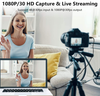 HDMI to USB 2 Video Capture Card, 1080P HDMI Capture Card for Live Streaming, Broadcasting, Game Recording, Video Conference