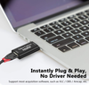 HDMI to USB 2 Video Capture Card, 1080P HDMI Capture Card for Live Streaming, Broadcasting, Game Recording, Video Conference