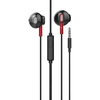Hoco M57 Earphones headset AUX 3.5mm for iPhone and Android black with Mic and call answer button