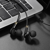 Hoco M58 Earphones headset AUX 3.5mm for iPhone and Android black with mic and call answer button
