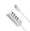 Hoco USB A To 4 Port USB 2.0 Hub Black compatibility PC or MAC, PlayStation 4