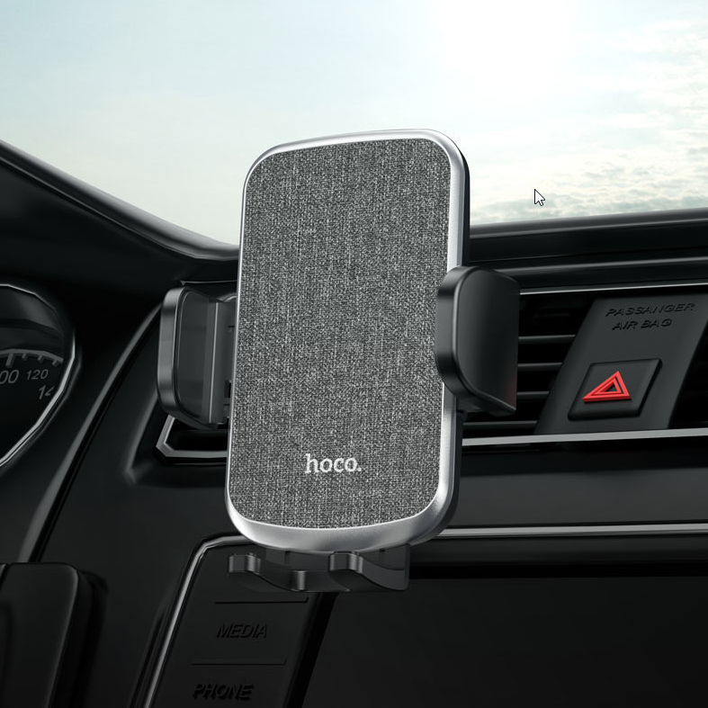 Hoco car phone holder for air vent. 5.5 to 9.5cm wide clamp. CA94