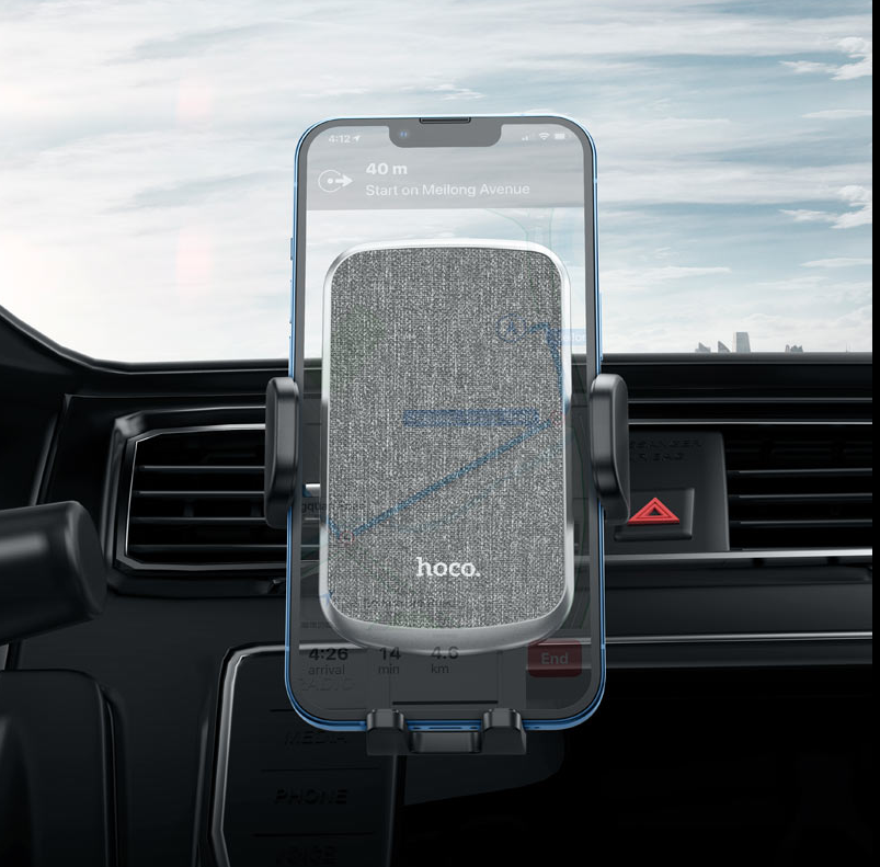 Hoco car phone holder for air vent. 5.5 to 9.5cm wide clamp. CA94