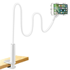 Hoco Lazy Clip Phone/Tablet Holder Gooseneck for phone 4.5 to 9 inch wide clamp for bed or desk white HD10