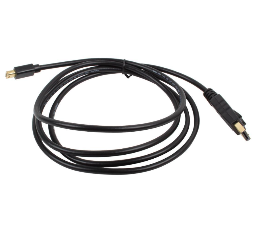 4K Mini DP displayport to displayport cable lead 1.5 metre black