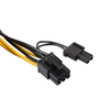 Pack of 2 CPU 8Pin to Graphics Video Card Double PCI-E 8Pin (6Pin+2Pin) Power Supply Cable