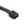 Pack of 2 CPU 8Pin to Graphics Video Card Double PCI-E 8Pin (6Pin+2Pin) Power Supply Cable