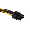 Pack of 2, 15-pin SATA power supply connectors to a 6-pin PCI E connector