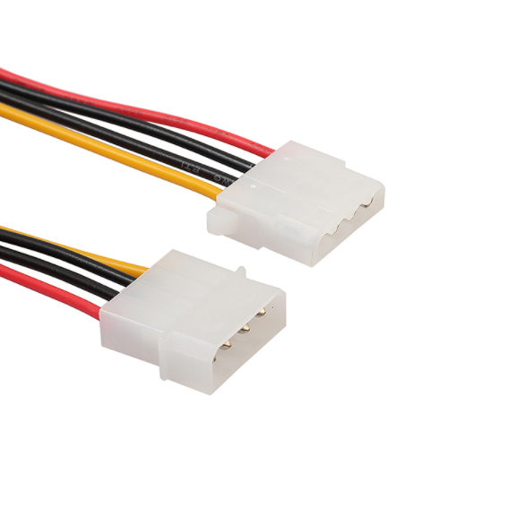 Pack of 2, 4Pin IDE MOLEX Male to Female PC Power Supply Extension Cable
