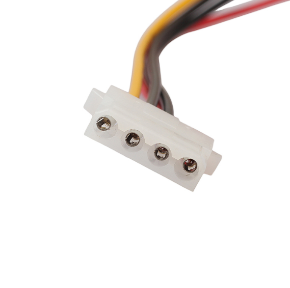 Pack of 2, 4Pin IDE MOLEX Male to Female PC Power Supply Extension Cable