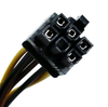 Pack of 2, 4Pin Molex IDE to 6Pin PCI-E Graphic Card Power Supply Cable Adapter PC Video Card Connector Cable Converter Cord