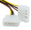 Pack of 2, 4Pin Molex IDE to 6Pin PCI-E Graphic Card Power Supply Cable Adapter PC Video Card Connector Cable Converter Cord