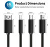 Printer cable USB 3.0 A Male to B Male Cable 2m black printer scanner