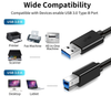Printer cable USB 3.0 A Male to B Male Cable 2m black printer scanner