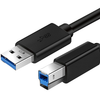 Printer cable USB 3.0 A Male to B Male Cable 2m black printer scanner
