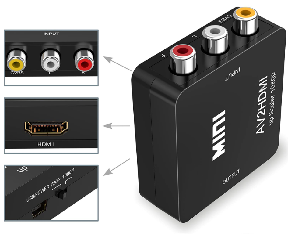 RCA AV to HDMI Converter adapter