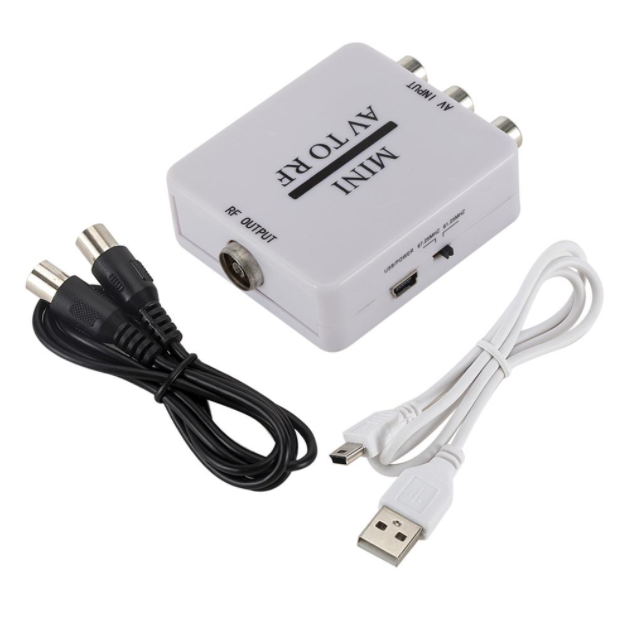 RCA CVSB AV To RF Coaxial Adapter Video Audio